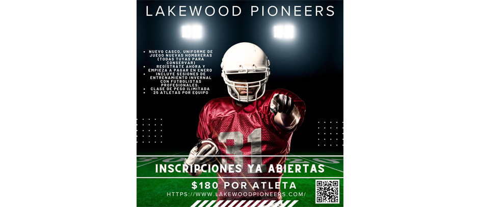 YA ESTA ABIERTA LA INSCRIPCION DE OTONO DE FUTBOL AMERICANO 2025